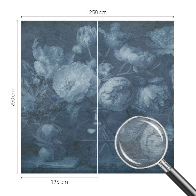 Fotostat med motiv af blomsterarrangement