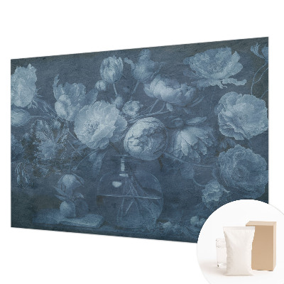 Fotostat med motiv af blomsterarrangement