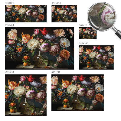 Fotovæg Blomsterbuket