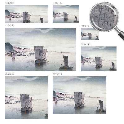 Fototapet soveværelse med et nautisk landskab