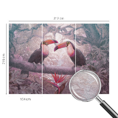 Fototapet efter mål Eksotisk par