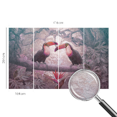 Fototapet efter mål Eksotisk par