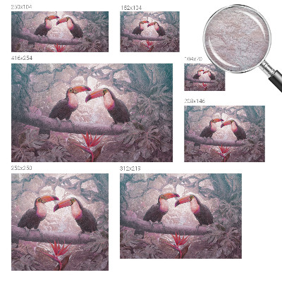 Fototapet efter mål Eksotisk par