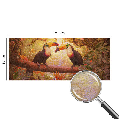 Fototapet på mål Farverige tukaner