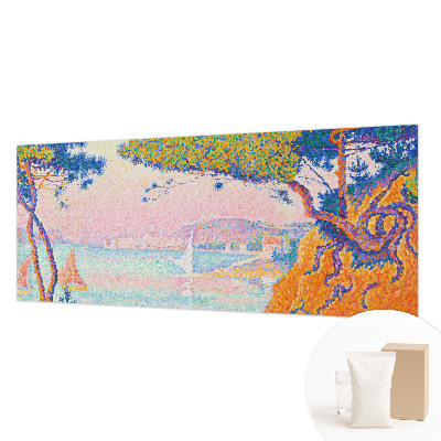 Stor fototapet Farverigt landskab