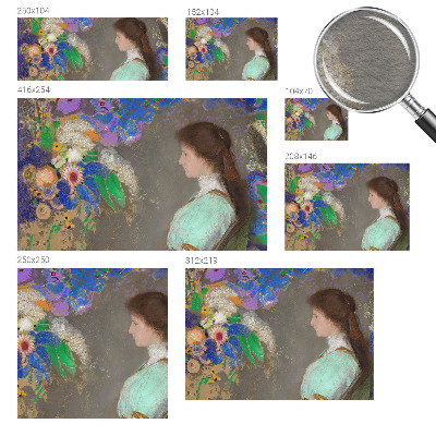 3D fototapet med et romantisk motiv