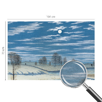 Fototapet Vinterlandskab