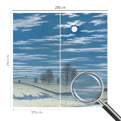 Fototapet Vinterlandskab