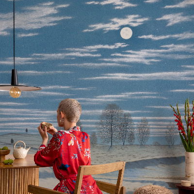 Fototapet Vinterlandskab