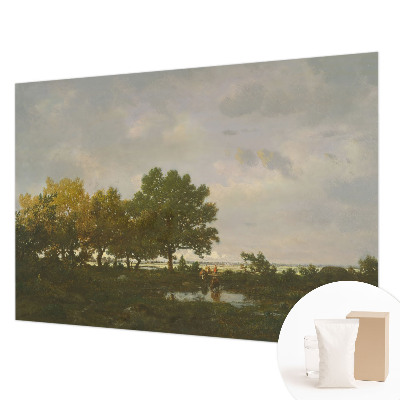 Non-woven fototapet Skovlandskab