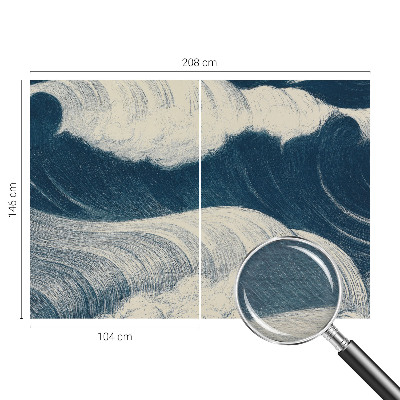 Vlies fototapet Havbølger