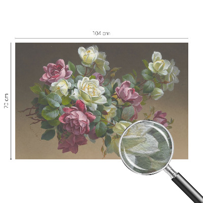 Fotovæg Blomsteragtig elegance