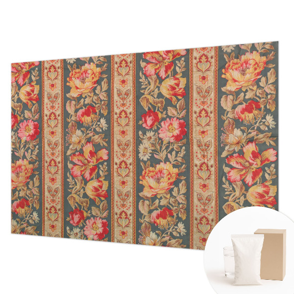 Tapet Farverige blomster