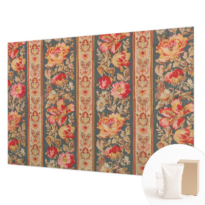 Tapet Farverige blomster