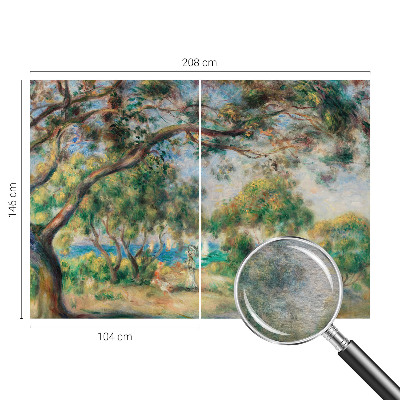 Fotovæg stue Kystlandskab