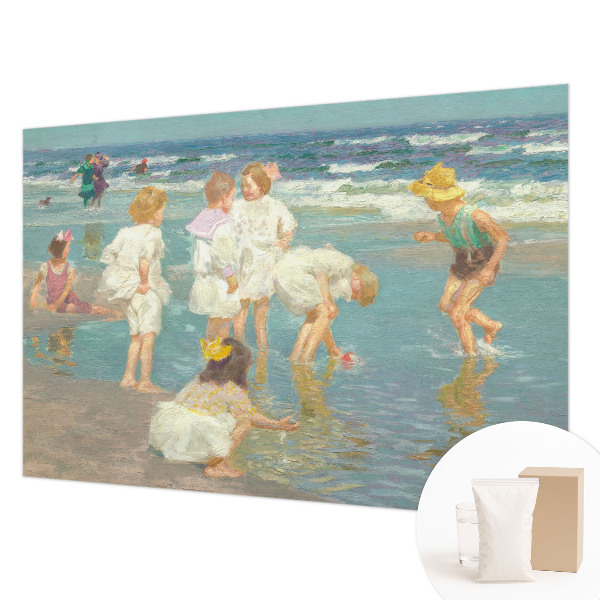 Fototapet efter mål Strandbarndom