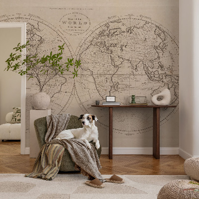 Modern fototapet Gammelt kort