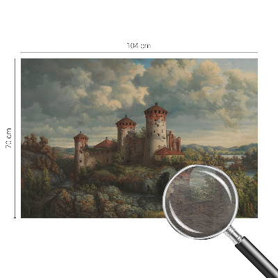 Stor fototapet Romantisk landskab