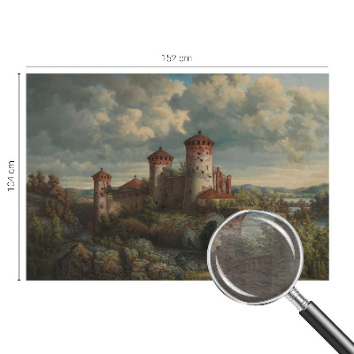 Stor fototapet Romantisk landskab