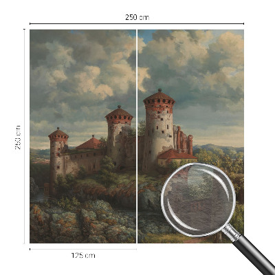 Stor fototapet Romantisk landskab