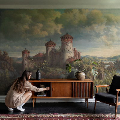 Stor fototapet Romantisk landskab