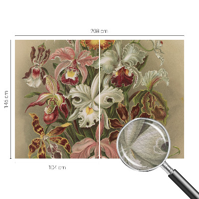 Vlies fototapet med blomsteragtigt motiv i elegant design