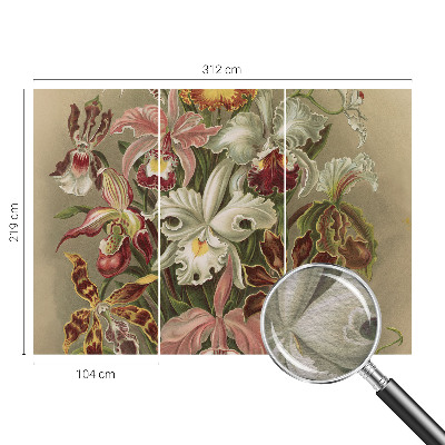 Vlies fototapet med blomsteragtigt motiv i elegant design