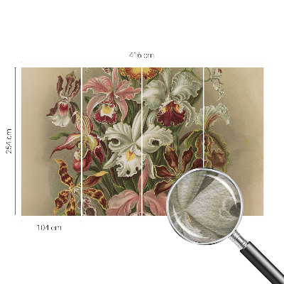 Vlies fototapet med blomsteragtigt motiv i elegant design