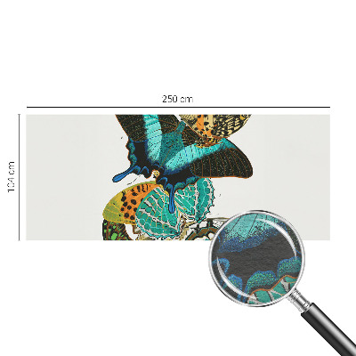 Fototapet børneværelse Farverige sommerfugle