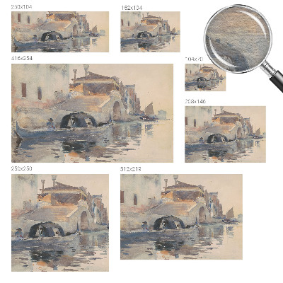 Fototapet stue Venetiansk harmoni