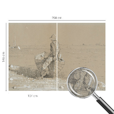 Fototapet på mål Nostalgisk scene