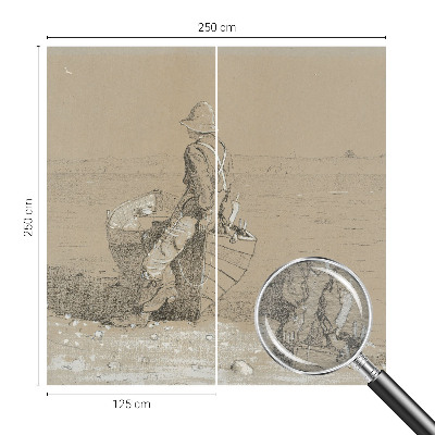 Fototapet på mål Nostalgisk scene