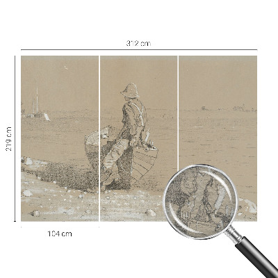 Fototapet på mål Nostalgisk scene