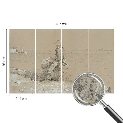 Fototapet på mål Nostalgisk scene