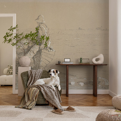 Fototapet på mål Nostalgisk scene