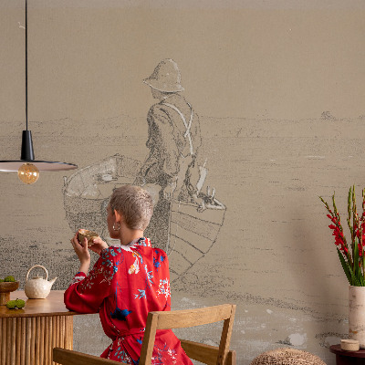 Fototapet på mål Nostalgisk scene