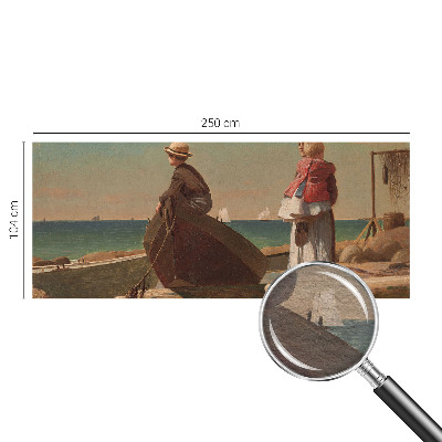 Fototapet soveværelse med strandmotiv
