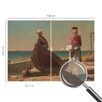 Fototapet soveværelse Strandscene