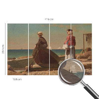 Fototapet soveværelse Strandscene