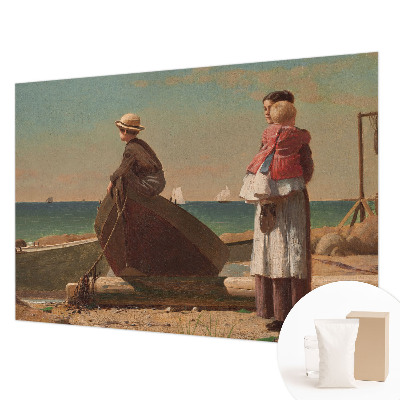 Fototapet soveværelse med strandmotiv