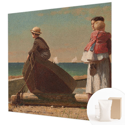 Fototapet soveværelse med strandmotiv