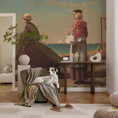 Fototapet soveværelse Strandscene