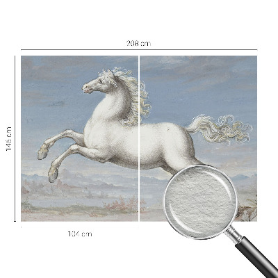 Modern fototapet Heste i spring