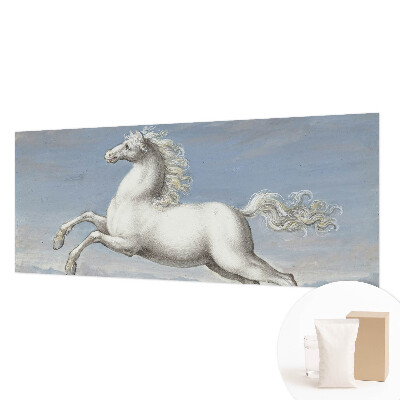 Modern fototapet med heste i spring