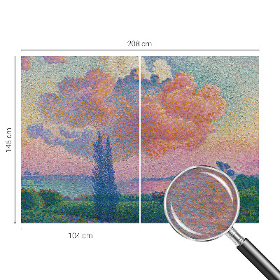 Vlies fototapet Farverigt landskab