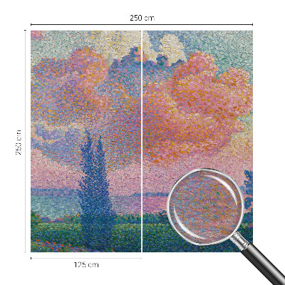 Vlies fototapet Farverigt landskab