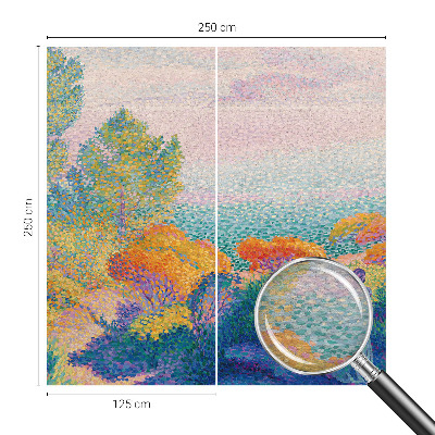 Non-woven fototapet med motiv af et kystlandskab
