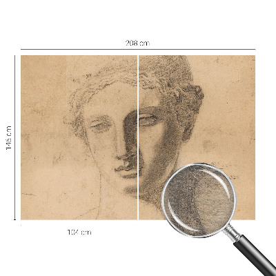 Væg tapet Kvindeportræt