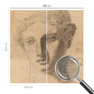 Væg tapet Kvindeportræt