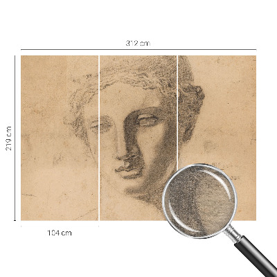 Væg tapet Kvindeportræt